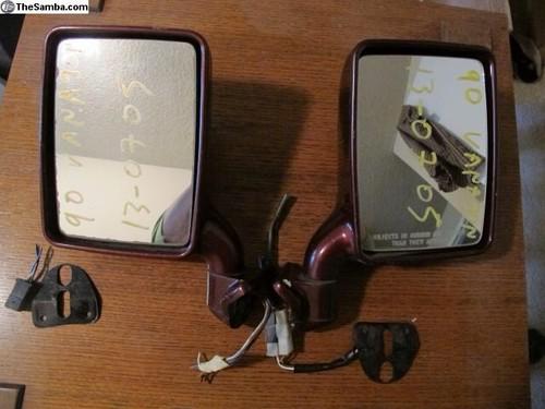 Volkswagen vanagon power heated mirror set vw rare!