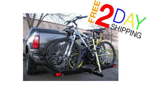 500lbs capacity 4 bike rack cargo carrier tow hitch connection foldable cradles