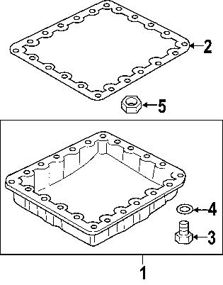 Nissan\infiniti 3139790x0a genuine oem pan gasket