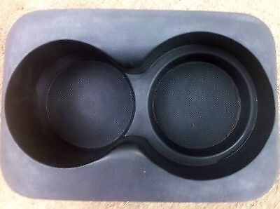99-04 jeep grand cherokee center console dual drink cup holder rubber insert oem
