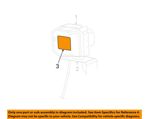 Chrysler oem anti-lock brakes-control module 68053288ac