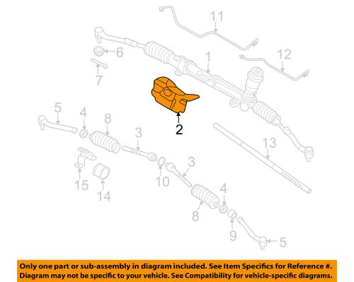 Kia oem 06-10 sedona steering gear-heat shield 572854d001