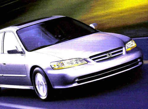 2001 honda accord 4-door sedan brochure -accord dx lx ex v6