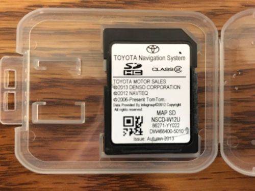 2012 2013 2014 all toyota  sequoia tundra sienna sd navigation card 86271-yy022