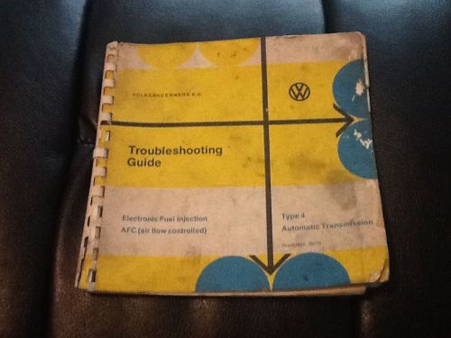 Volkswagenwerk a. g. troubleshooting guide type 4 1974