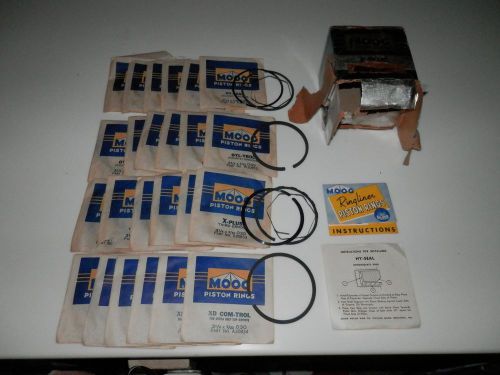 Vintage moog x-plus piston rings, flathead 6 dodge,plymouth 42-49, maybe more