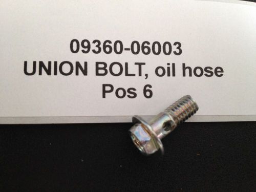 Suzuki 09360-06003 union bolt, oil hose gt 550 gt 750