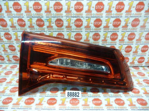 16 2016 acura mdx driver/left side trunk lid tail light lamp oem