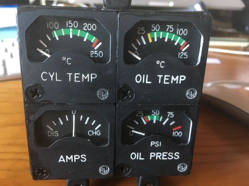 Beech  bonanza 4 guage cluster