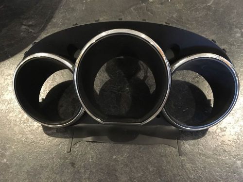 05 06 nissan altima ser speedo cluster facer cover bezel oem black chrome