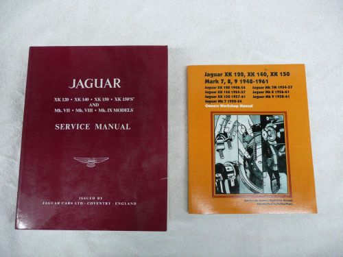 Jaguar xk150 service manuals and spare parts catalogs (6 total in lot)