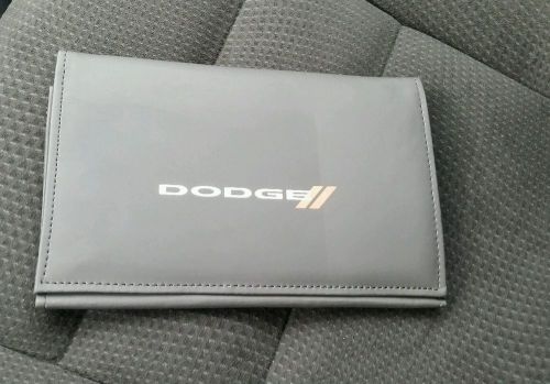 Oem dodge owner&#039;s manual user guide case cover