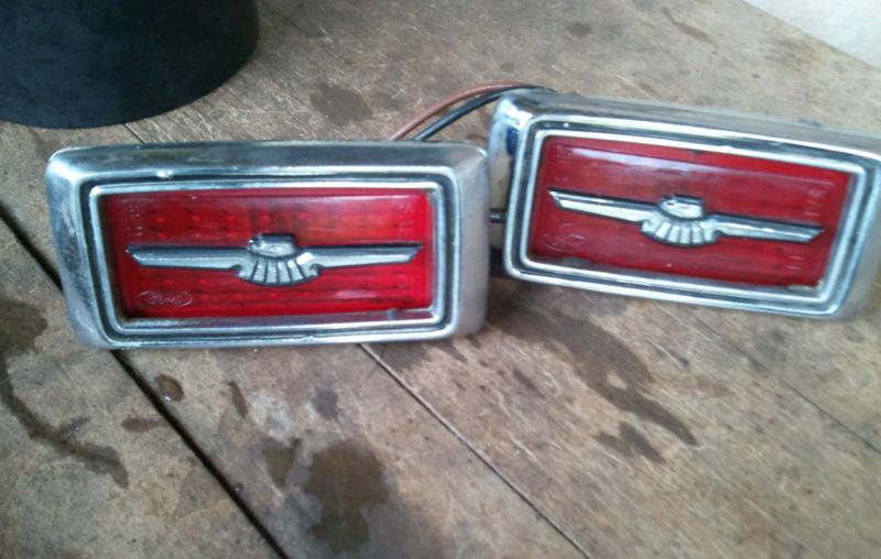 69 thunderbird rear side marker lights.