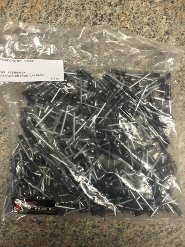 Flat black 250 premium race 3/16 pop rivets small imca dirt oval track