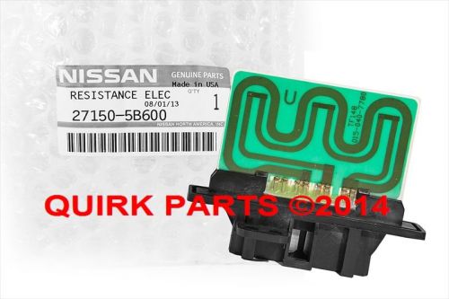 1998-2001 nissan altima | fan blower motor resistor hvac oem new genuine