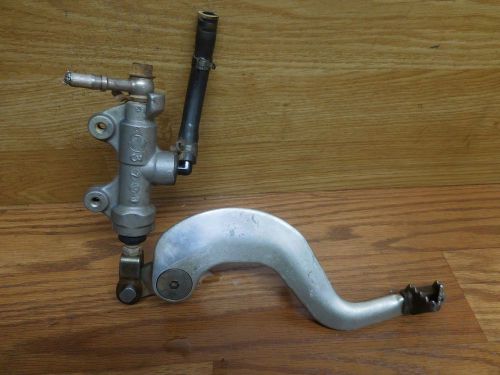 2001 yamaha yz250f yz426f wr250f wr426f rear brake master cylinder &amp; lever pedal