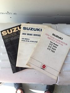 Suzuki service repair manuals carburetor brake and service manuals gt550 gt750