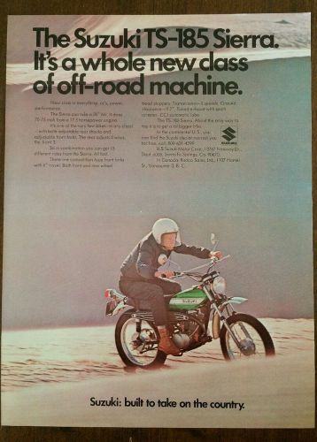 Vintage suzuki ad