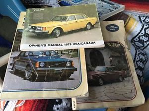 Volvo 240 1975 to 1979 1983 repair service manual clymer books lot owners manual