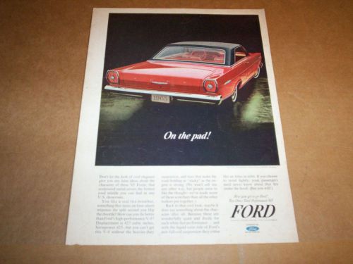 65 1965 ford 427 galaxie original magazine ad