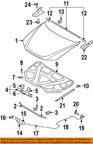 Hyundai oem 811303k000 hood-latch