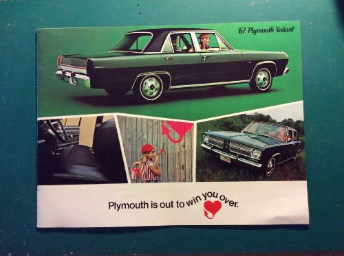 1967 plymouth valiant original sales brochure