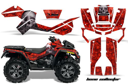 Can-am outlander xmr graphic kit 500/800 amr decal atv sticker part bones rd