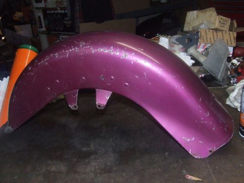 1960&#039;s harley panhead shovelhead front fender oem with fender tip