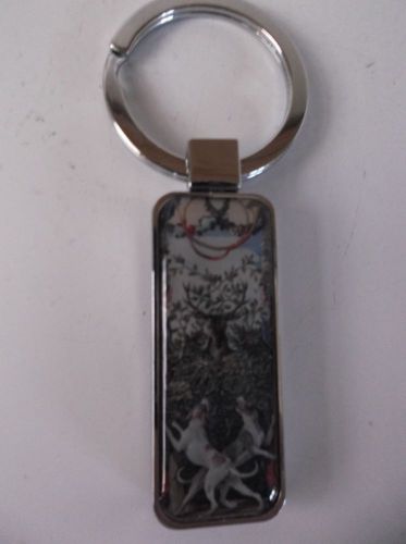 De kungliga slotten troika germany key ring, dogs &amp; stag