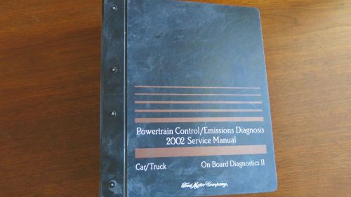 2002 ford powertrain/emissions-diagnosis car/truck on-board diagnostics vol 2