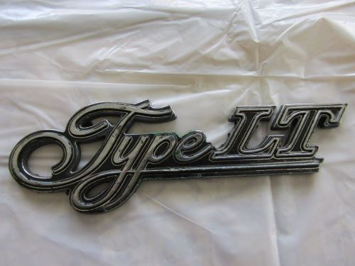 Type lt gm emblem badge oem *