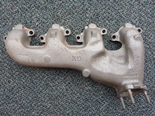 1971-72 chevy std. pass. exhaust manifold lh 3989343 casting date d 15 71