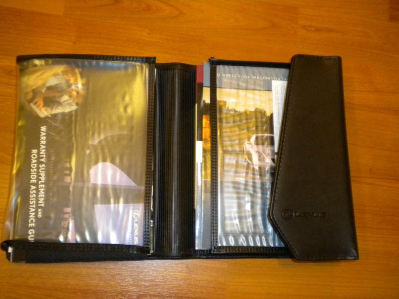 2007 lexus es,gs,is,ls,sc owners manual set with leather case