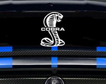 Mustang decal symbol original durable snake cobra shelby gt500 350 saleen 5.0