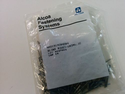 Alcoa huck nas1919c04s04 blind rivets