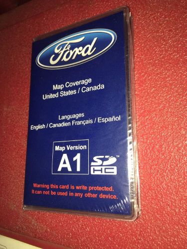 A1 new 2011 ford focus edge explorer sync myford gps navigation sd card map