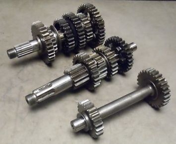 Kawasaki bayou 220 250 transmission trans gears shaft