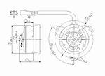 Tyc 630330 radiator fan motor