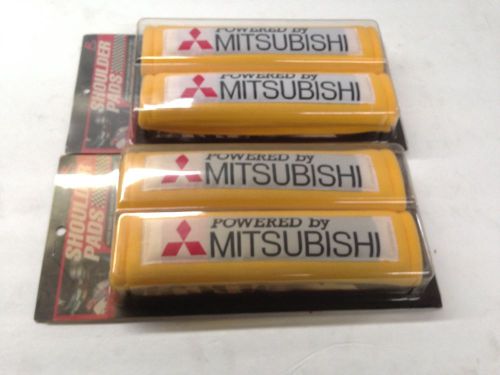 Universal mitsubishi thick shoulder pads - yellow (sold as 2 pairs)