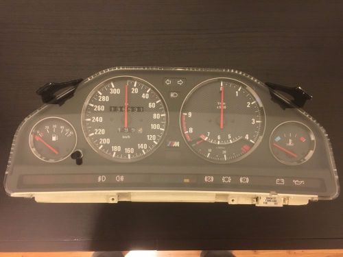 E30 motometer cluster 12 oclock gauges red needles