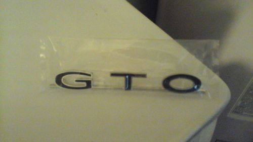 68 gto trunk lid emblem