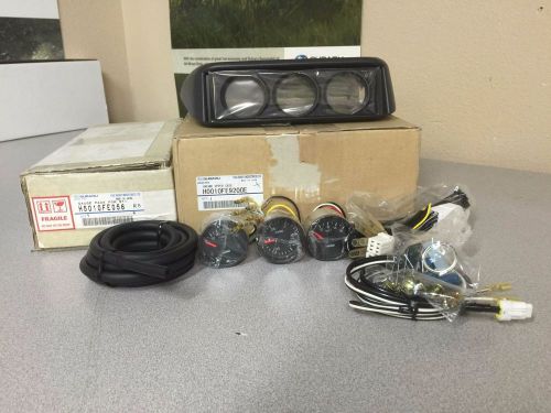 Subaru genuine 2004-2005 sti performance gauge pack and housing p/n h5010fe056