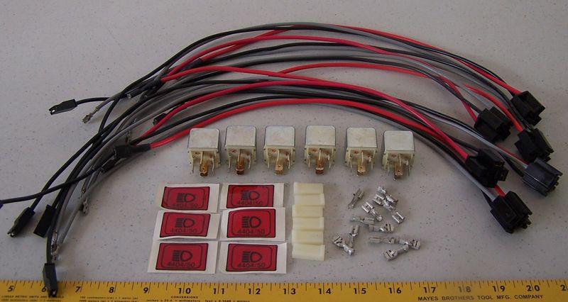 6 alfa romeo relay headlight relays  new parts 12 volt