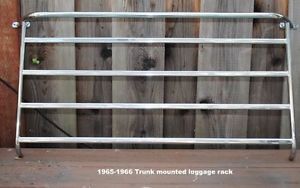 1965 1966 mustang trunk mount luggage rack