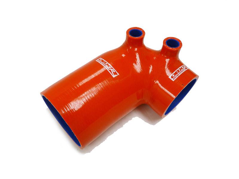 Performance intake boot 92-99 bmw e36 325 328 m3 6-cyl with 3.5" hfm (red)