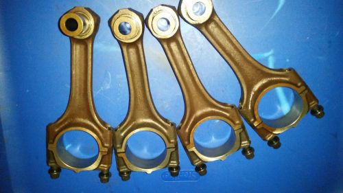 Volvo penta aq131 aq131a piston connecting rods &amp; caps 137897 (4) full set