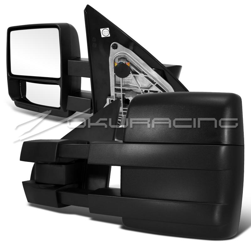 2004-2012 ford f150 towing tow camping side mirrors manual