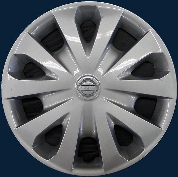 '12 13 nissan versa 15" 10 "v" spoke 53087 wheel cover hubcap part # 403153ba0b