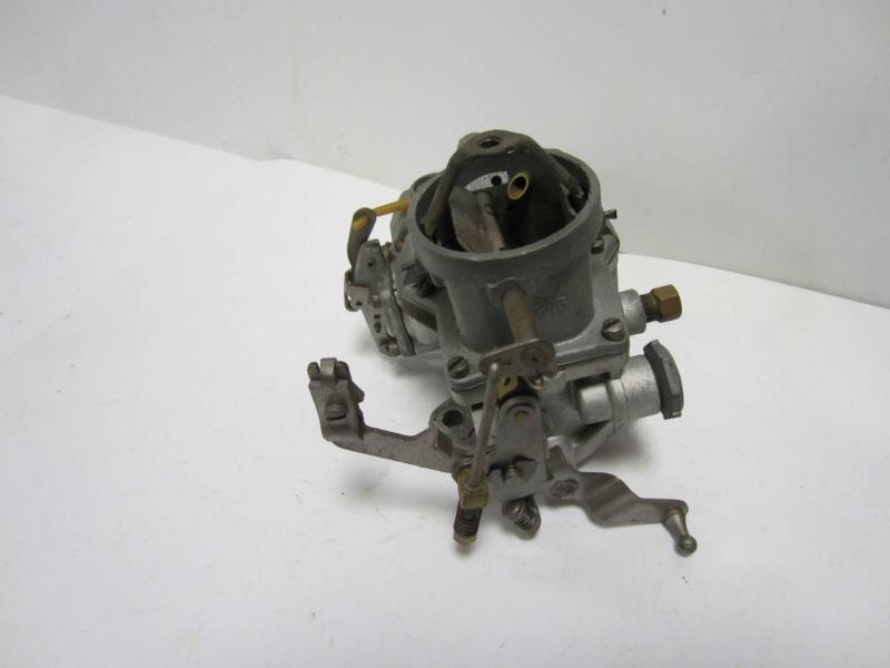 1963-7 ford falcon autolite model 1100 one-barrel carb carburetor: manual choke 