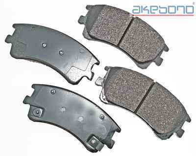 Akebono act957 brake pad or shoe, front-proact ultra premium ceramic pads